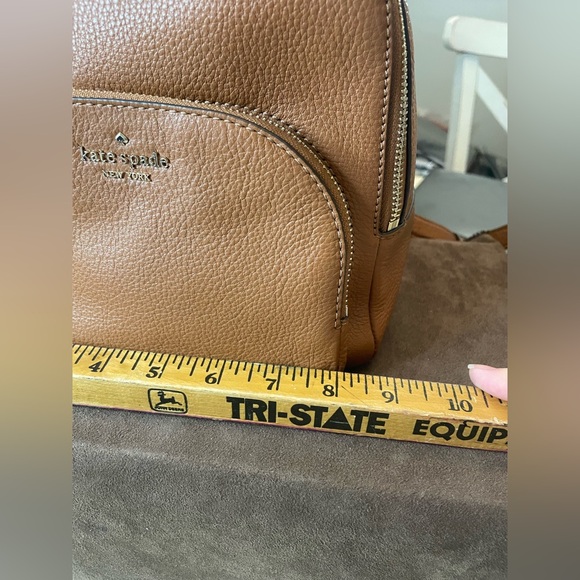 *COA* Kate Spade Jackson Warm Gingerbread Leather Backpack (Medium) - Picture 14 of 16